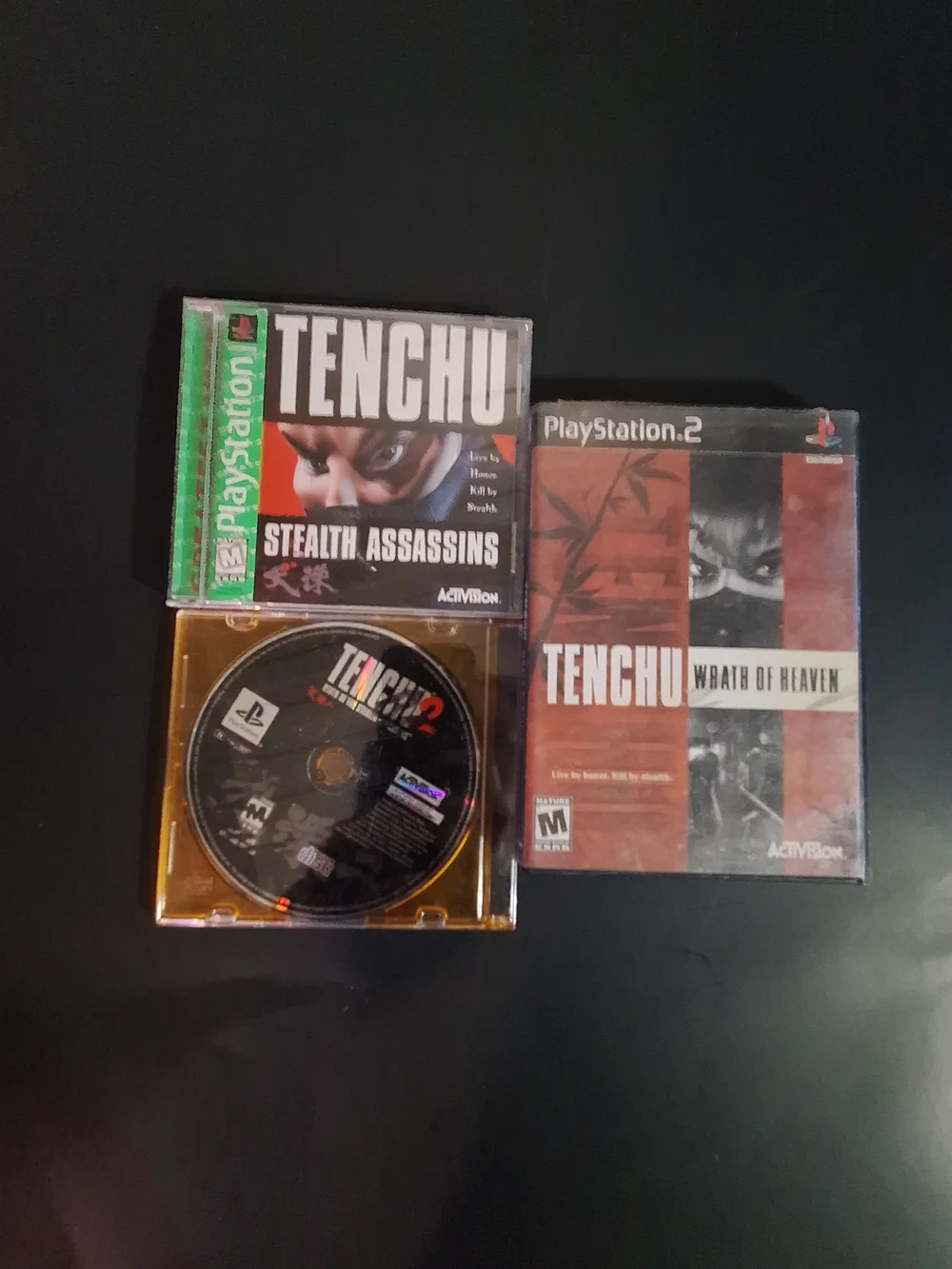 Sony Tenchu Stealth Assassins (PS1), Tenchu 2 (PS1) & Wrath of Heaven (PS2)
